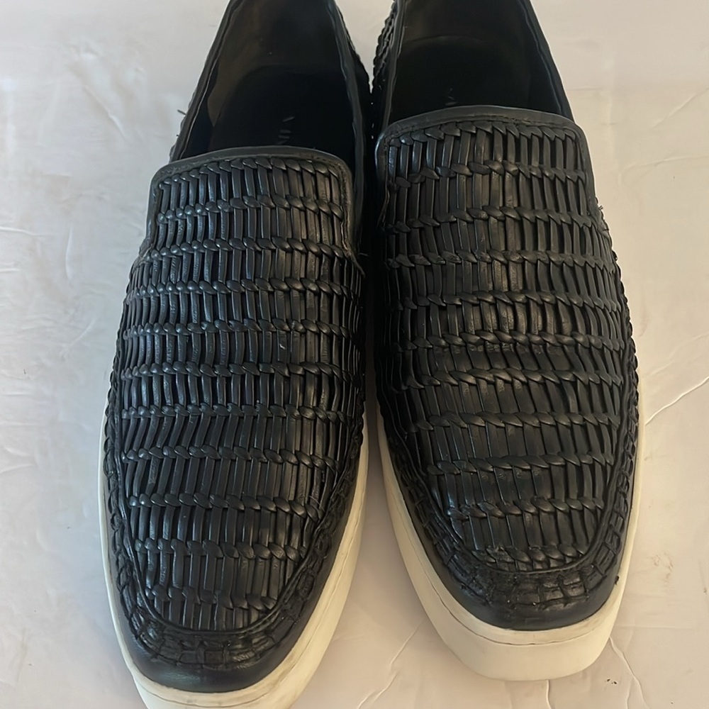 Vince Black Slip-On Platform slip on women’s Sneakers in size 10 medium - Picture 3 of 7